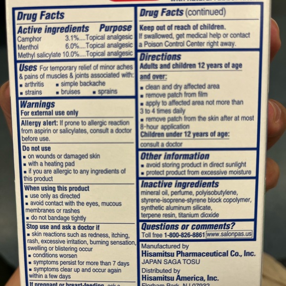 60 pieces Pain Relief Patches - Picture 4 of 6